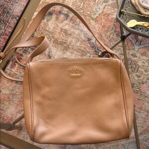 Vintage 2000s Kate Spade Tan Leather Crossbody